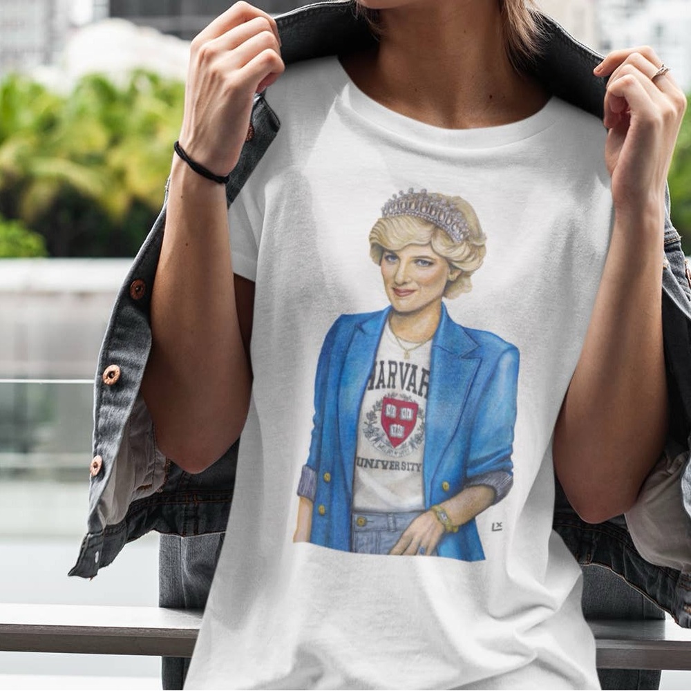 The “People’s Princess” t-shirt.  Screen print on Gildan t-shirt  SZ M